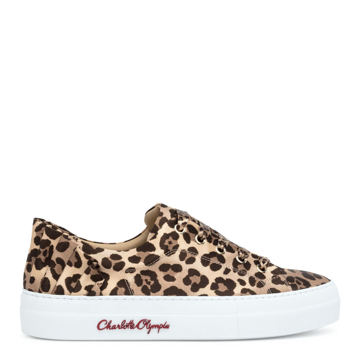 Wendy Leopard Accent Sneakers – RubyClaire Boutique